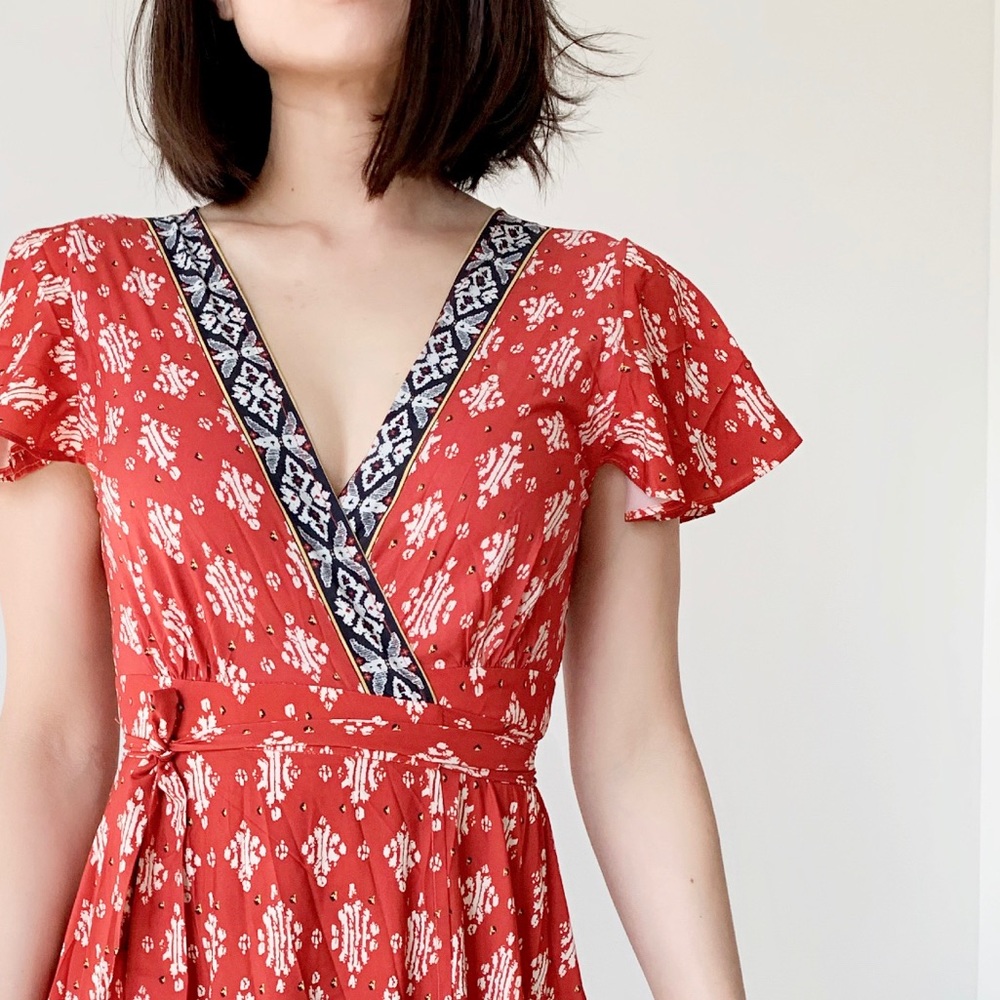 RACHEL Wrap maxi dress | - Picture 6 of 6